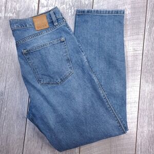 DU/ER Womens High Rise Straight Leg Performance Jeans 28x29 Blue Vintage Cut